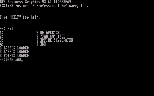 BPS Business Graphics 2.61 - Edit